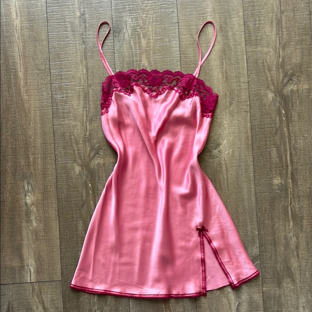 Pink Satin Slip